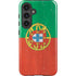 Portugal Flag Distressed Galaxy S25 Plus Impact Case