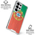 Portugal Flag Distressed Galaxy S26 Ultra Clear Case