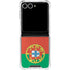 Portugal Flag Distressed Galaxy Z Flip7 Clear Case