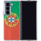 Portugal Flag Distressed Galaxy Z Fold5 5G Clear Case
