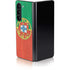 Portugal Flag Distressed Galaxy Z Fold5 5G Skin