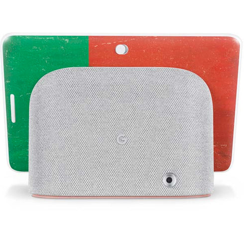 Portugal Flag Distressed Google Home Hub Skin