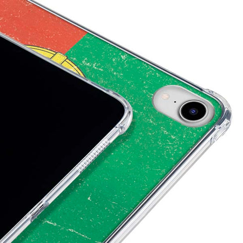 Portugal Flag Distressed iPad 11th Gen (2025) Clear Case