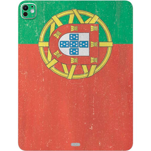 Portugal Flag Distressed iPad Pro 13in M4 (2024) Skin