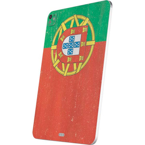 Portugal Flag Distressed iPad Pro 13in M4 (2024) Skin