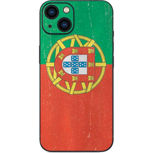 Portugal Flag Distressed iPhone Skins