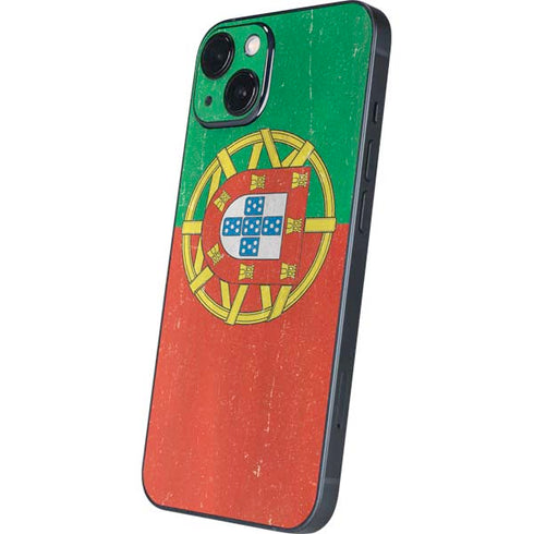 Portugal Flag Distressed iPhone 15 Skin