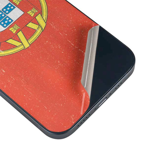 Portugal Flag Distressed iPhone 15 Skin