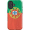 Portugal Flag Distressed iPhone 16 Impact Case