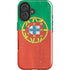 Portugal Flag Distressed iPhone 16 Impact Case