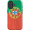 Portugal Flag Distressed iPhone 16 Magsafe Impact Case