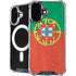 Portugal Flag Distressed iPhone 16 Plus MagSafe Case