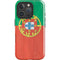 Portugal Flag Distressed iPhone 16 Pro Impact Case