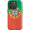 Portugal Flag Distressed iPhone 16 Pro Magsafe Impact Case