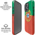 Portugal Flag Distressed iPhone 16 Pro Magsafe Impact Case
