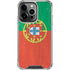 Portugal Flag Distressed iPhone 16 Pro Max Clear Case