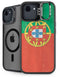 Portugal Flag Distressed iPhone 16e Kickstand Case