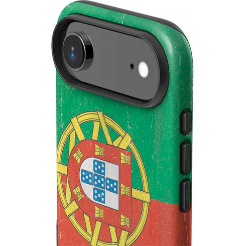 Portugal Flag Distressed iPhone 17 Air Impact Case
