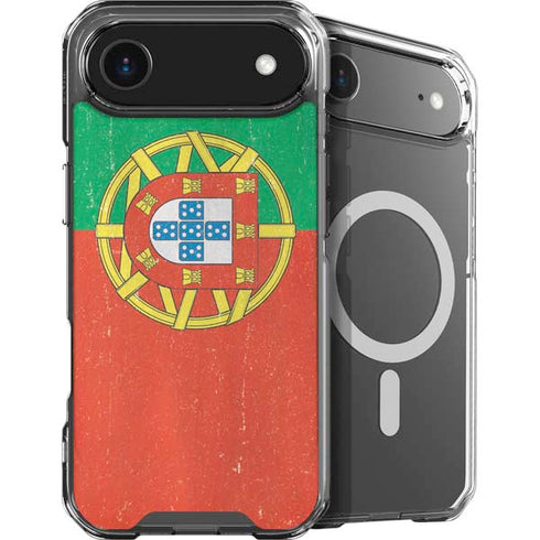 Portugal Flag Distressed iPhone 17 Air MagSafe Case