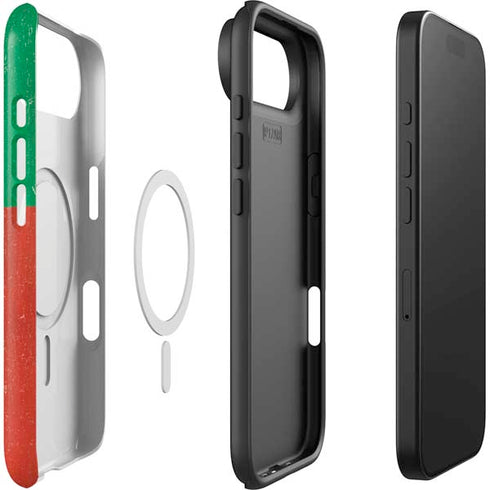 Portugal Flag Distressed iPhone 17 Air Magsafe Impact Case