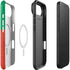 Portugal Flag Distressed iPhone 17 Air Magsafe Impact Case