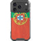 Portugal Flag Distressed iPhone 17 Pro Clear Case