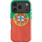 Portugal Flag Distressed iPhone 17 Pro Impact Case