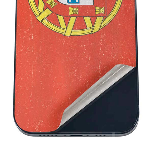 Portugal Flag Distressed iPhone 17 Pro Skin