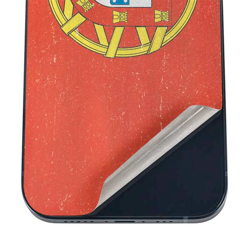 Portugal Flag Distressed iPhone 17 Skin