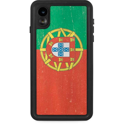 Portugal Flag Distressed iPhone Cases