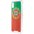 Portugal Flag Distressed iPhone XS Clear Case