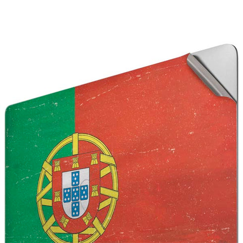 Portugal Flag Distressed Apple MacBook Pro 16-inch Skin