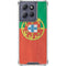 Portugal Flag Distressed Moto G Stylus 5G (2025) Clear Case