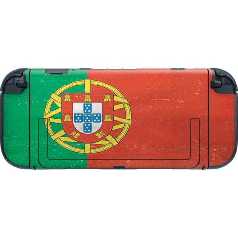 Portugal Flag Distressed Nintendo Switch 2 (2025) with Joy-Con Skin