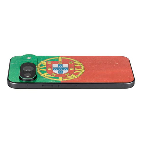 Portugal Flag Distressed Google Pixel 9 Skin