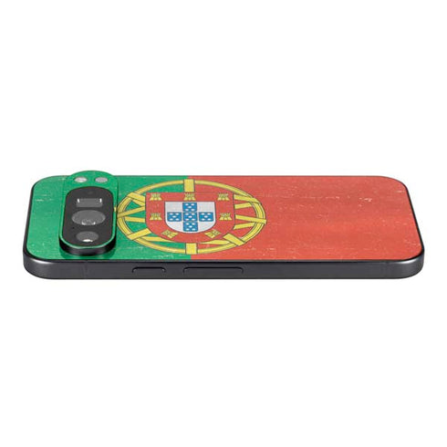 Portugal Flag Distressed Pixel 9 Pro XL Skin