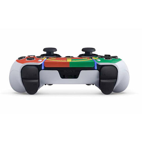 Portugal Flag Distressed PS5 DualSense Edge Pro Controller Skin