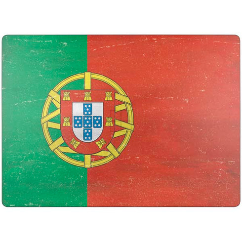 Portugal Flag Distressed Surface Laptop 7 13.8in Skin