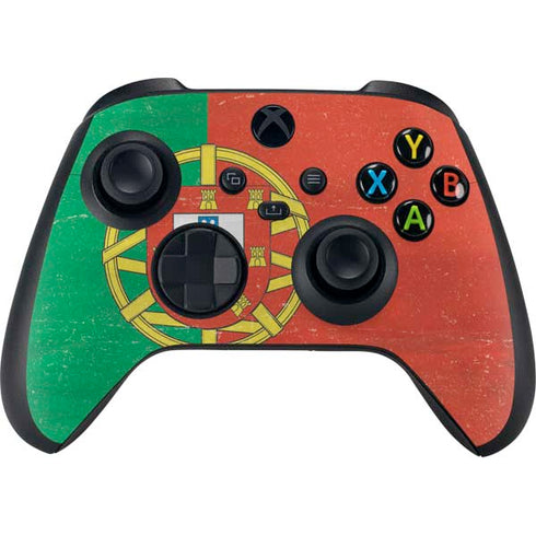Portugal Flag Distressed Xbox Series X Bundle Skin