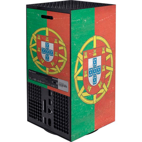 Portugal Flag Distressed XBox Series X Digital Edition Bundle Skin