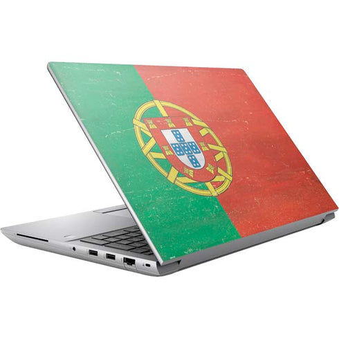 Portugal Flag Distressed HP ZBook Fury 16 G10 Skin