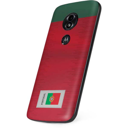 Portugal Soccer Flag Moto E5 Play Skin