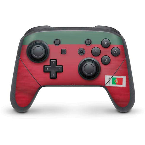 Portugal Soccer Flag Nintendo Skins
