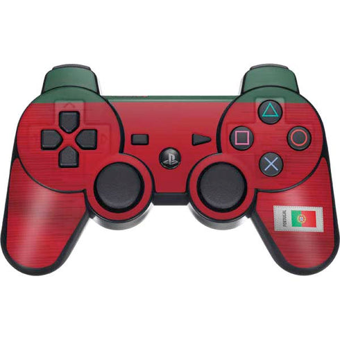 Portugal Soccer Flag PS3 Dual Shock wireless controller Skin