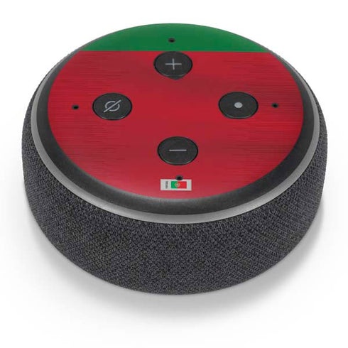 Portugal Soccer Flag Amazon Echo Dot Skin