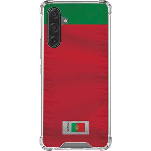 Portugal Soccer Flag Galaxy A17 Clear Case