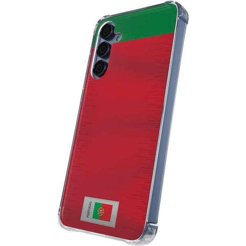 Portugal Soccer Flag Galaxy A55 5G Clear Case