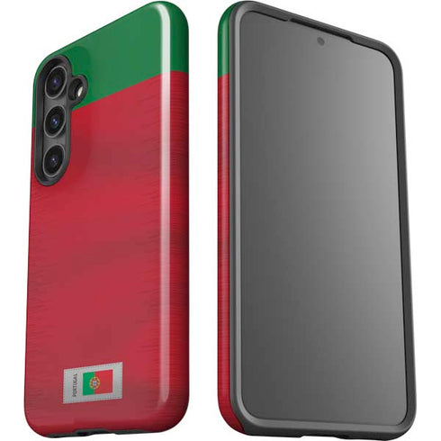 Portugal Soccer Flag Galaxy S25 Plus Impact Case