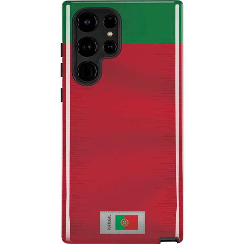 Portugal Soccer Flag Galaxy S25 Ultra Impact Case