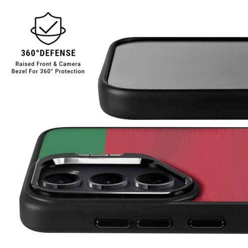 Portugal Soccer Flag Galaxy S25 FE Kickstand Case
